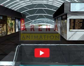 Railway Station Architectural Visualisation-Nikunj Pathak