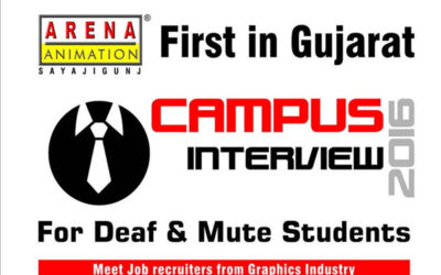 First in Gujarat Campus Interview for Deaf & Mute Students