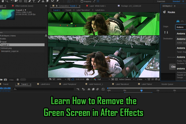 how to remove green screen in lightworks