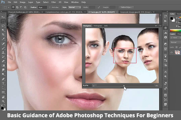 Basic Guidance of Adobe Photoshop Techniques for Beginners