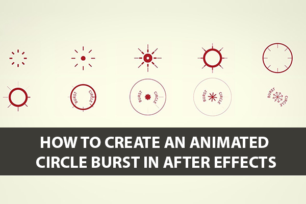 Animated Circle Burst in After Effects